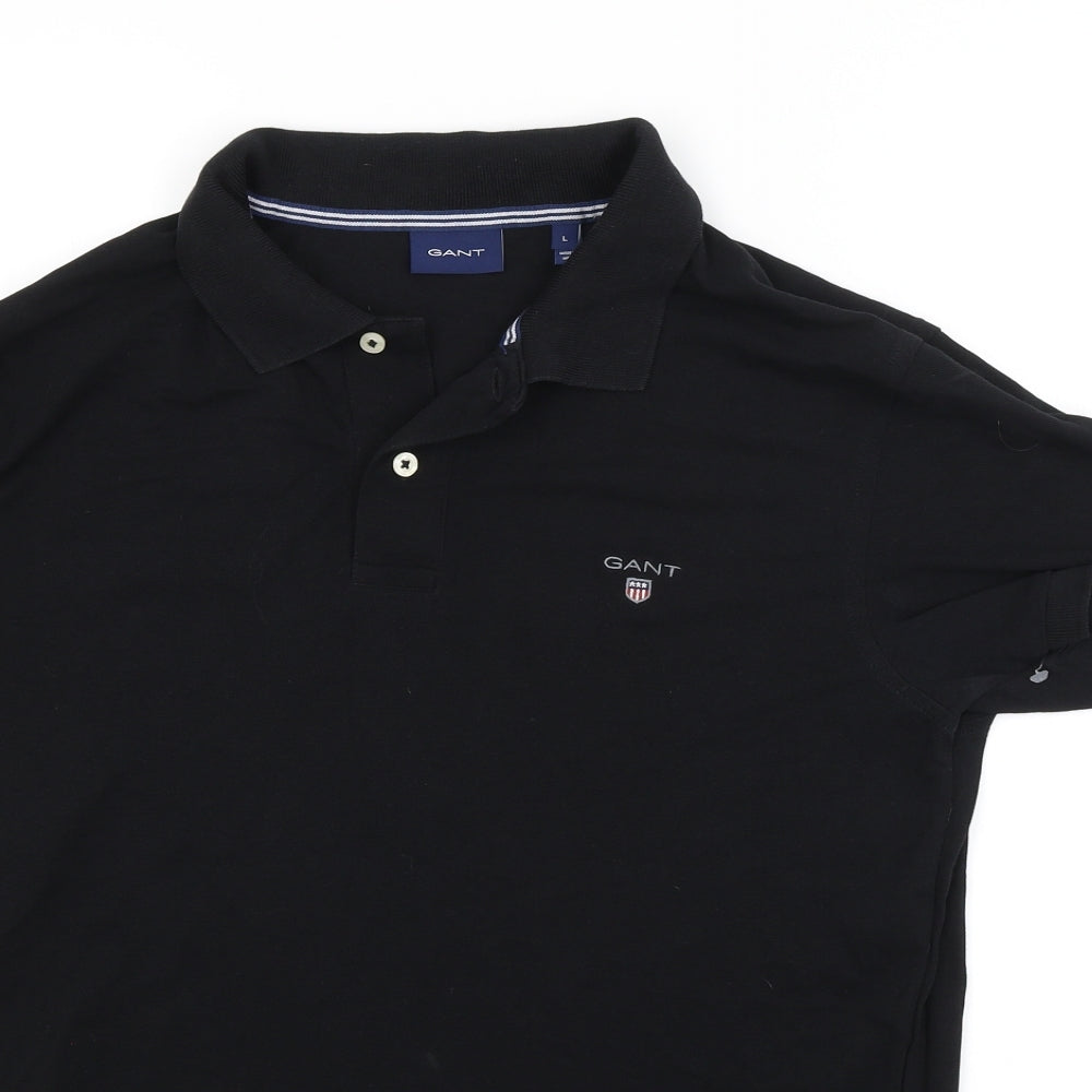 GANT Mens Black    Polo Size L