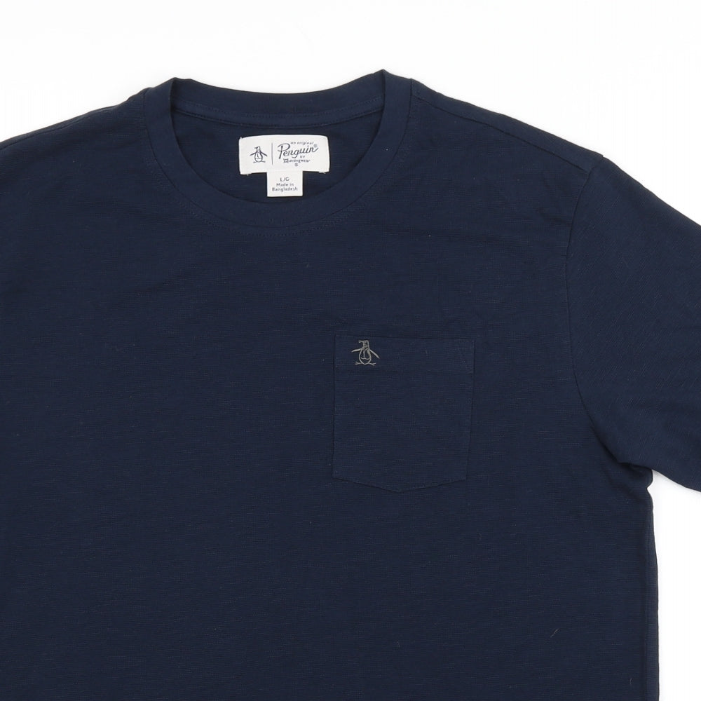 Preworn Mens Blue    T-Shirt Size L