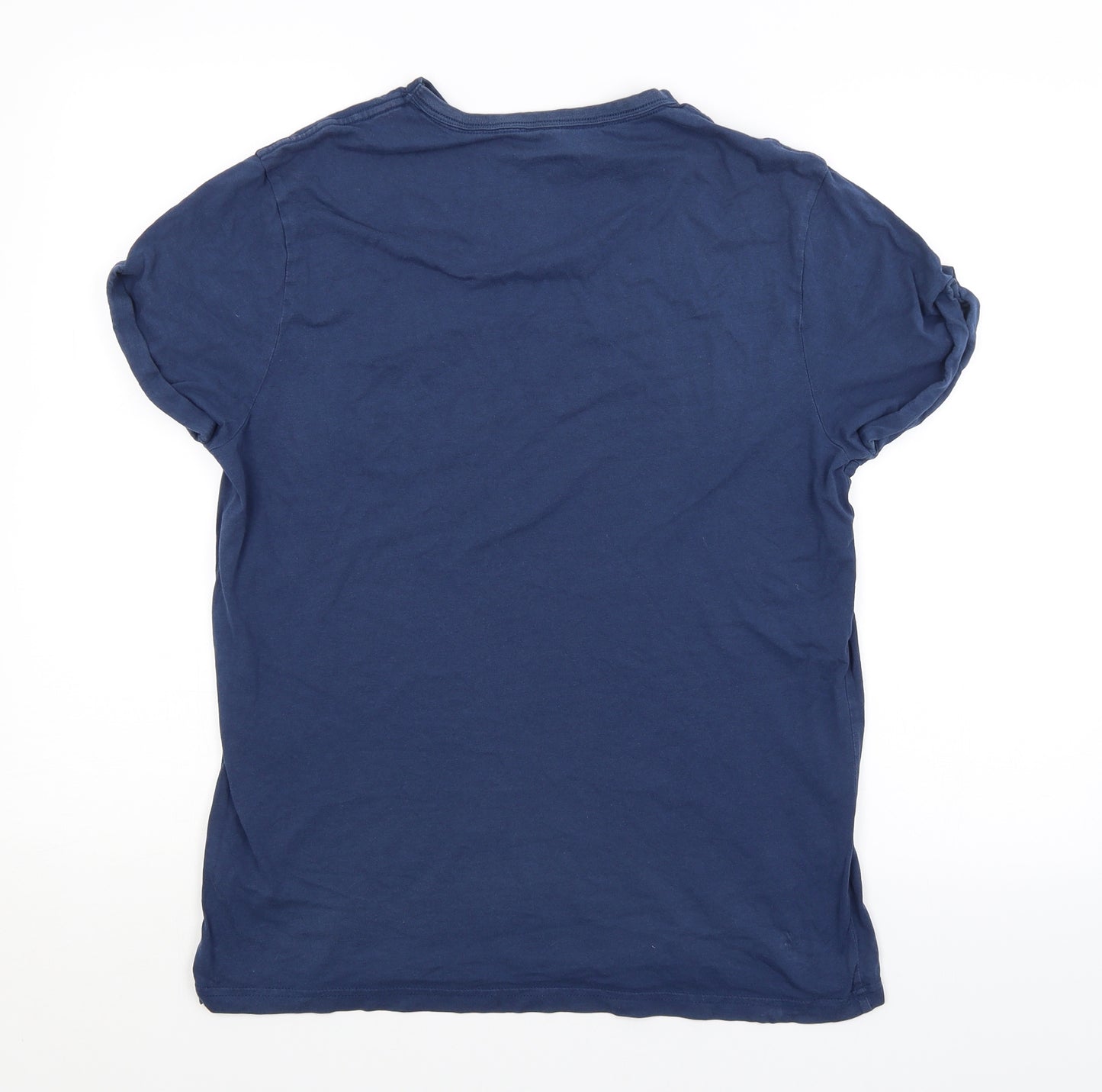 River Island Mens Blue    T-Shirt Size M