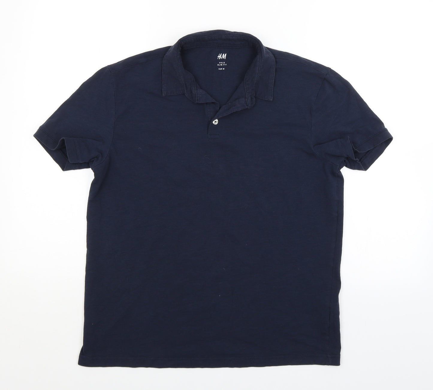 H&M Mens Blue    Polo Size M