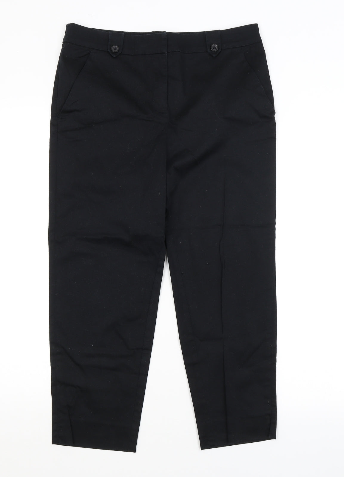 TU Womens Black   Trousers  Size 10 L22 in