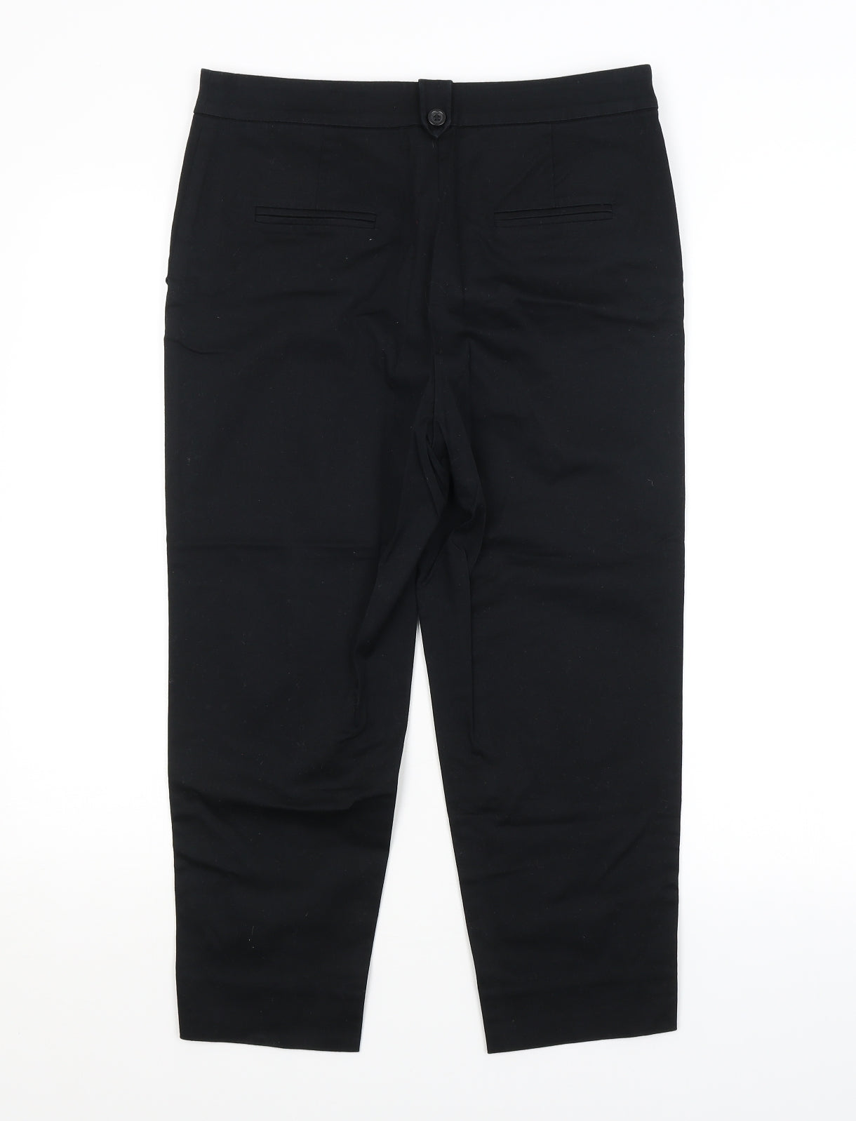 TU Womens Black   Trousers  Size 10 L22 in