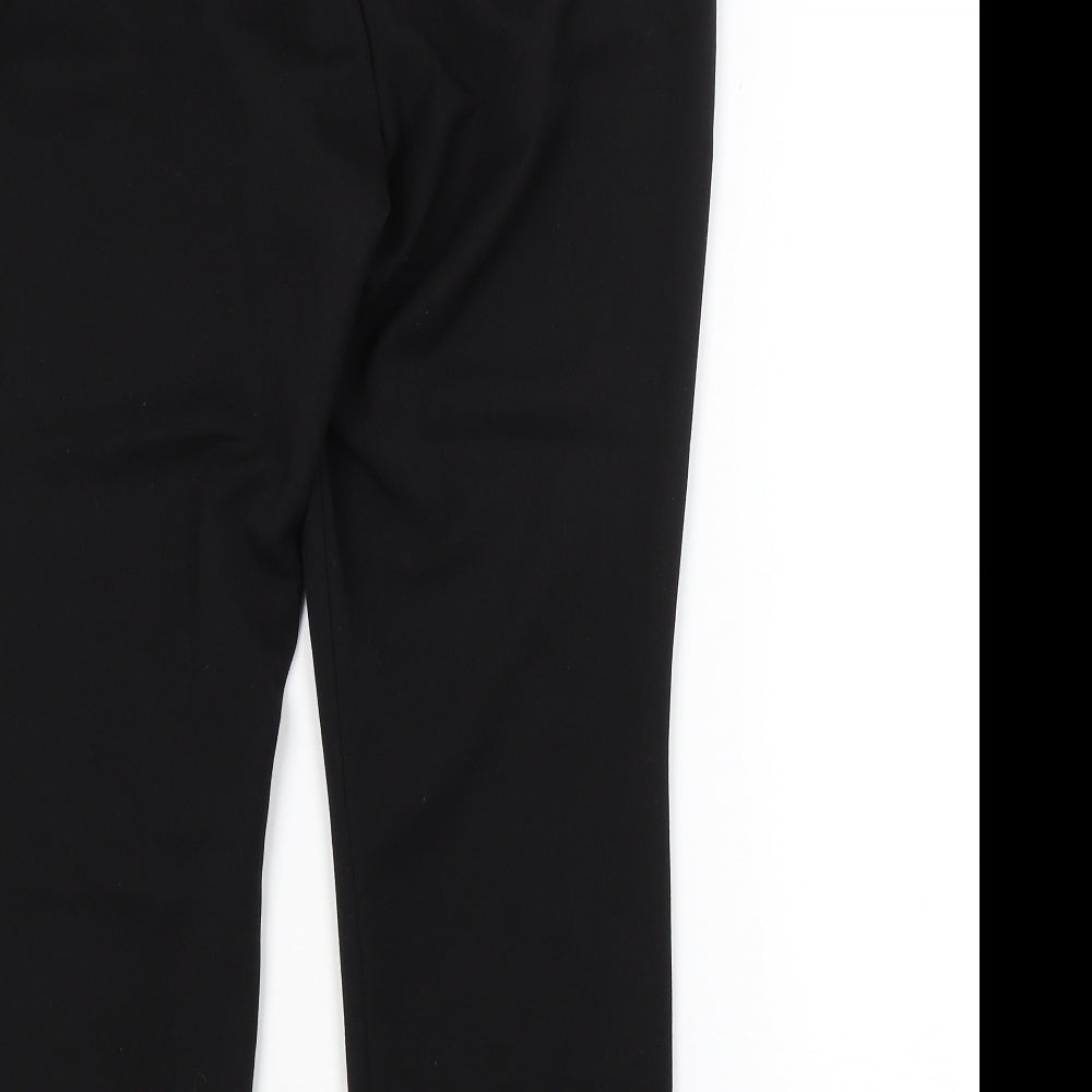 M&S Womens Black   Trousers  Size 12 L25 in