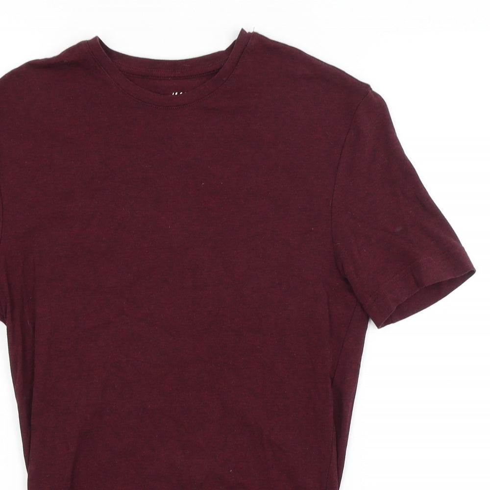 H&M Mens Purple    T-Shirt Size XS