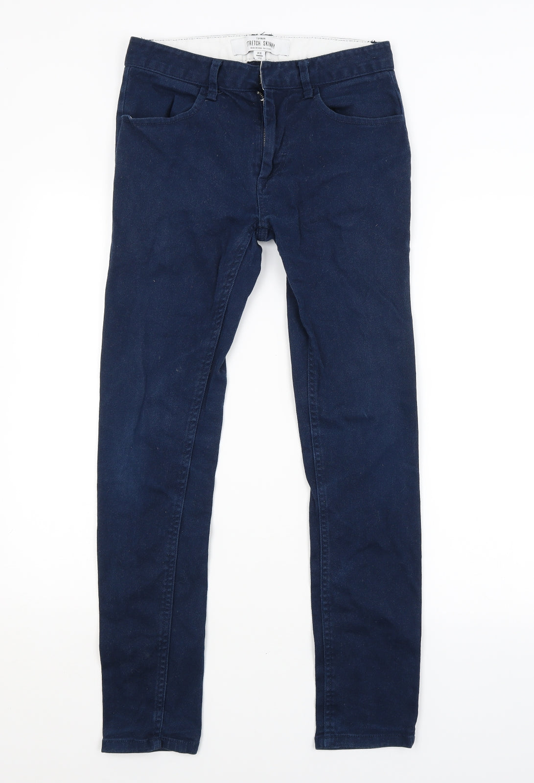 Topman Mens Blue   Skinny Jeans Size 30 in L32 in