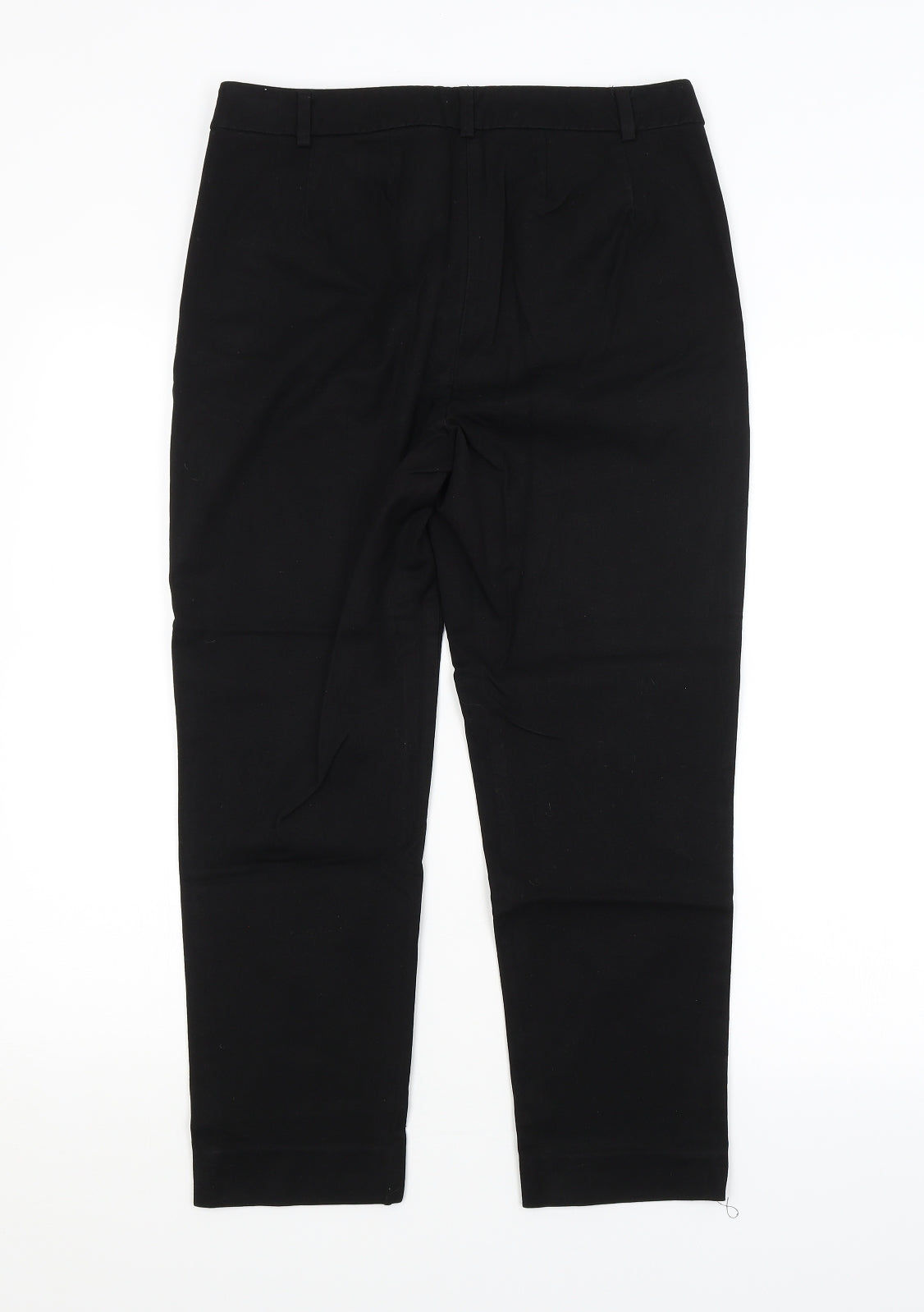 M&S Womens Black   Trousers  Size 10 L24 in