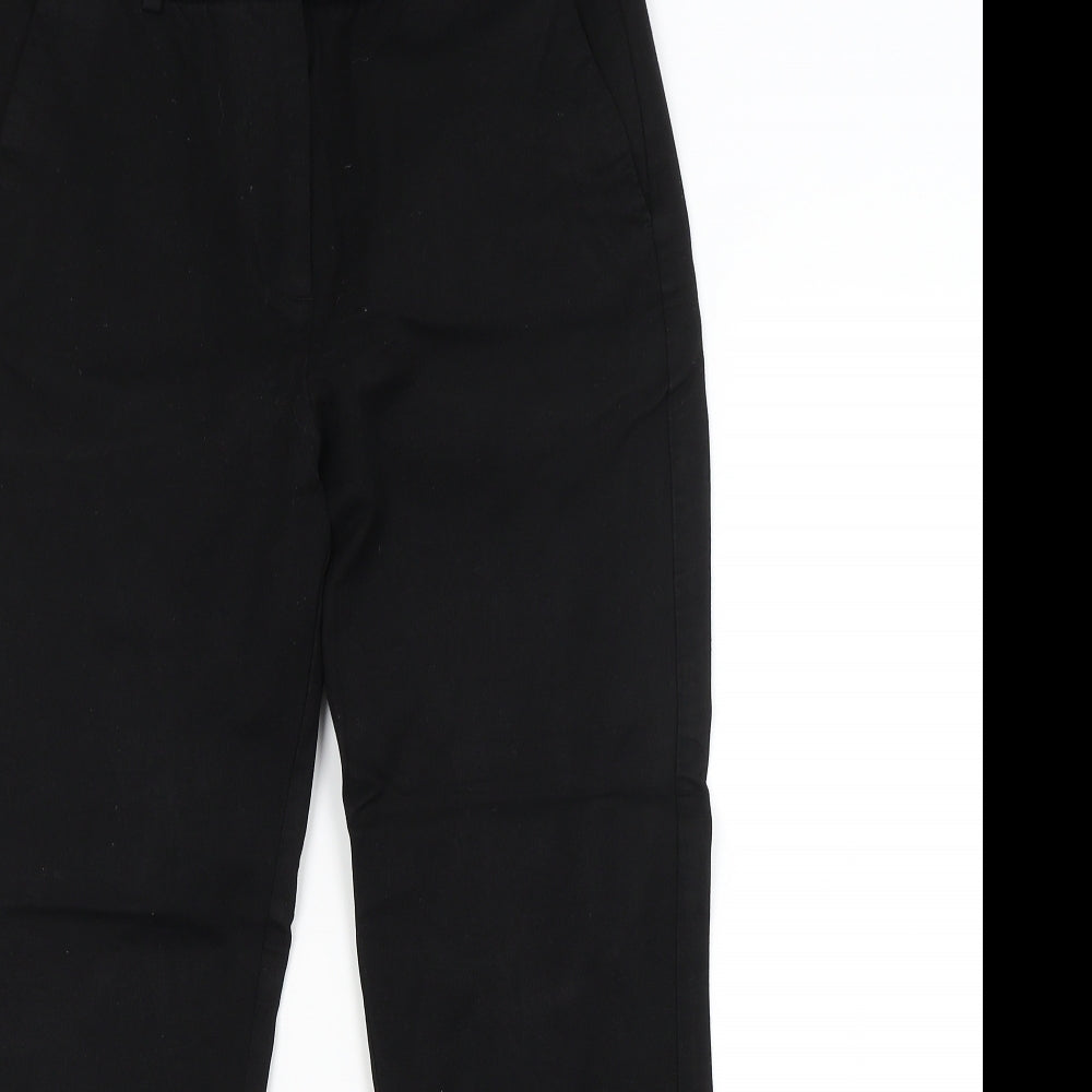 M&S Womens Black   Trousers  Size 10 L24 in