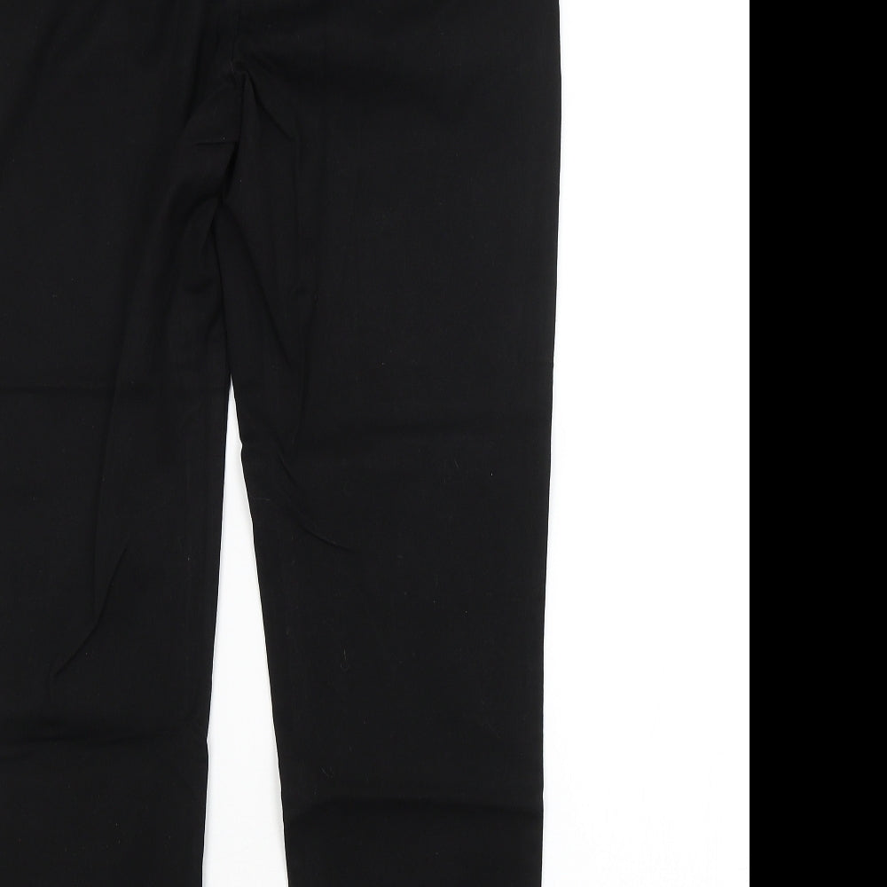 M&S Womens Black   Trousers  Size 10 L24 in