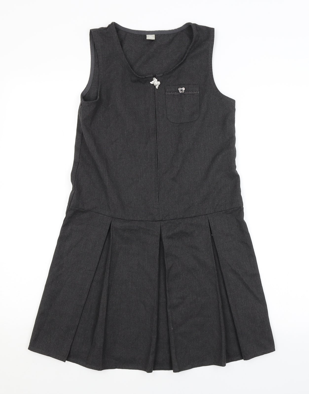 TU Girls Grey   A-Line  Size 12 Years