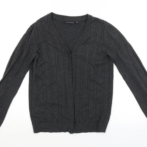 Debenhams Girls Grey   Cardigan Jumper Size 12-13 Years