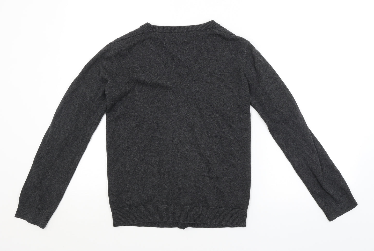 Debenhams Girls Grey   Cardigan Jumper Size 12-13 Years