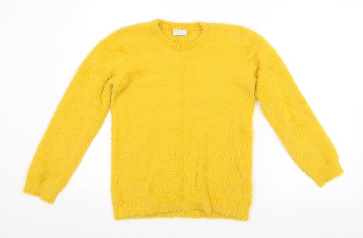 Preworn Girls Yellow Pullover Jumper