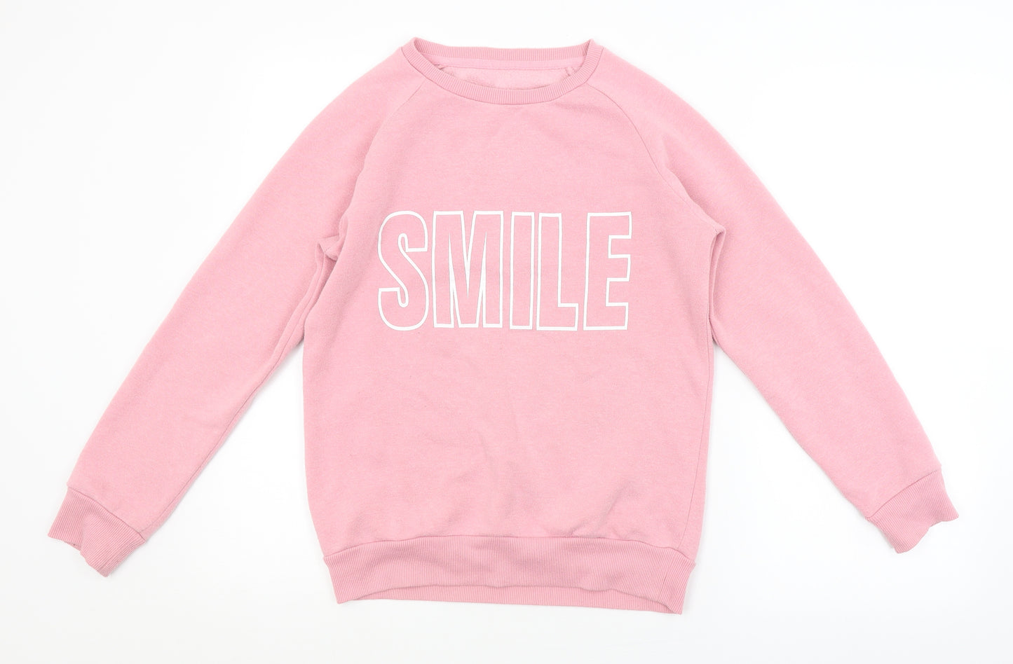 Primark Girls Pink   Pullover Sweatshirt Size 12-13 Years