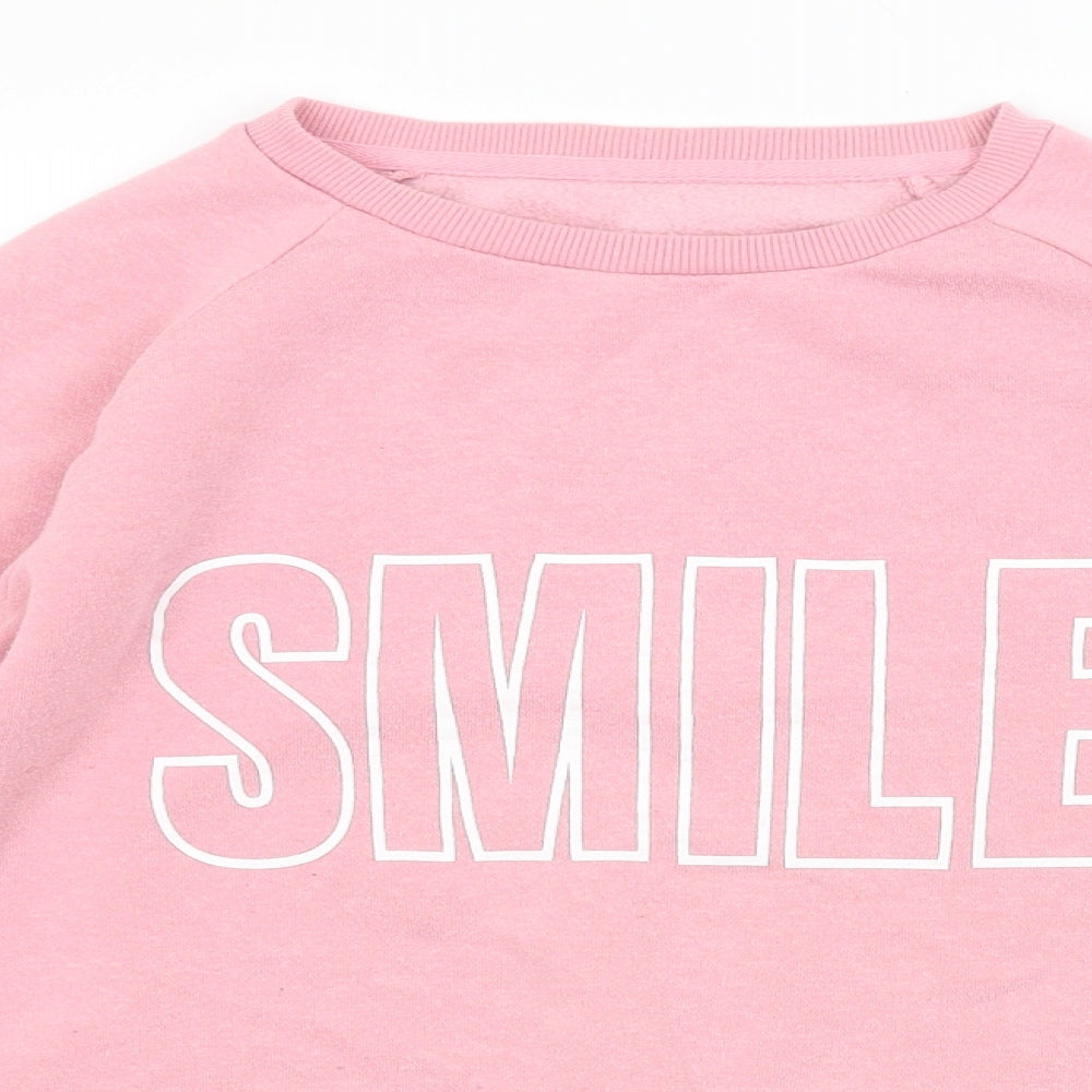 Primark Girls Pink   Pullover Sweatshirt Size 12-13 Years