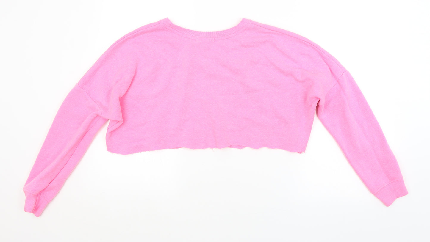 Primark Womens Pink   Pullover Sweatshirt Size 6