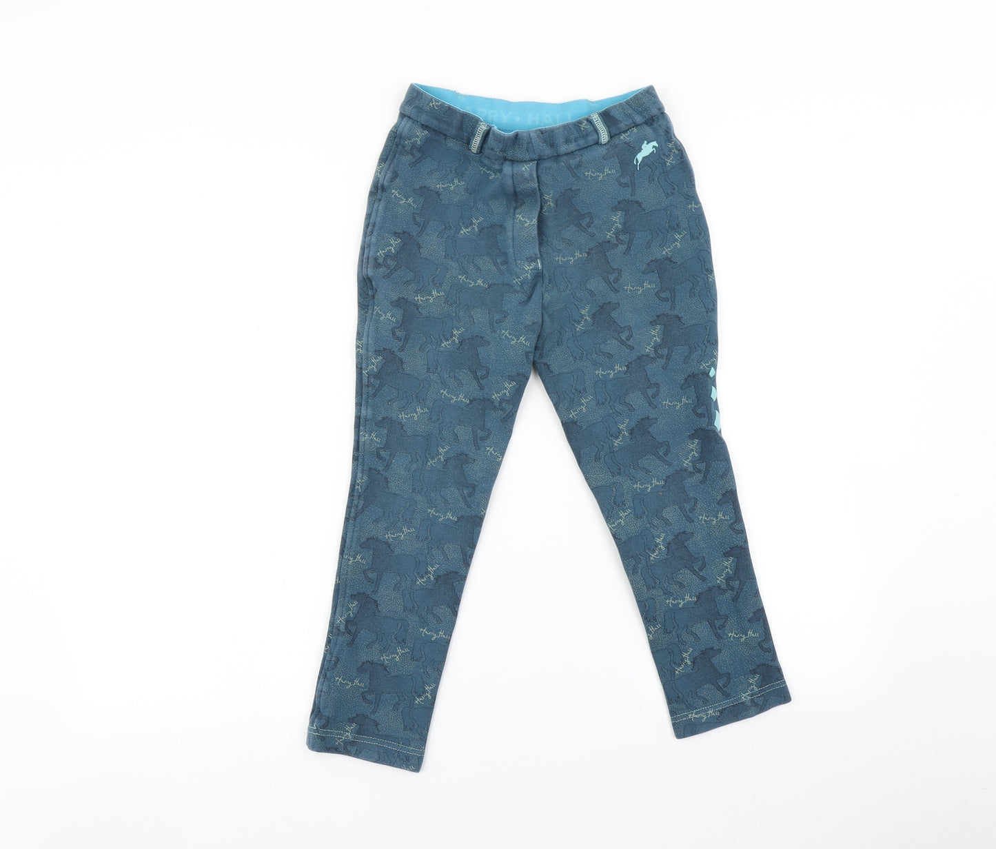 Harry Hall Girls Blue   Jegging Trousers Size 8-9 Years - Leggings