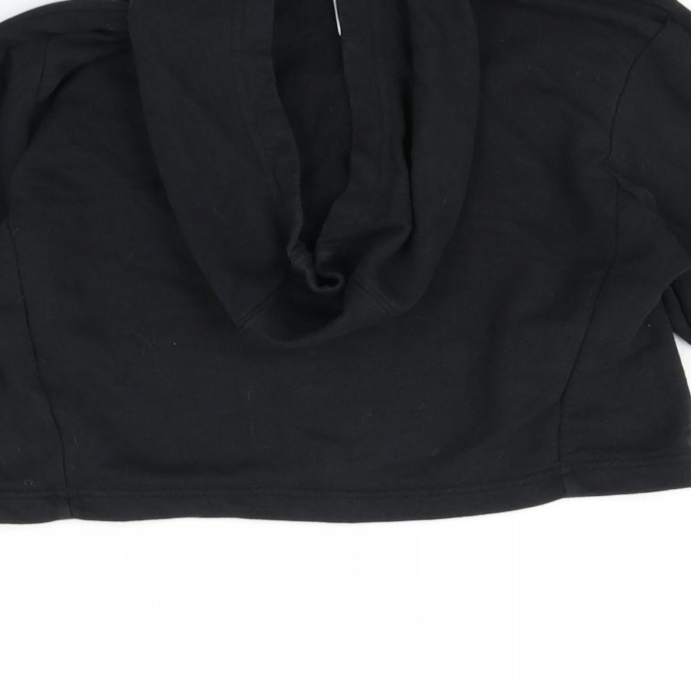 adidas Girls Black   Pullover Hoodie Size 11-12 Years