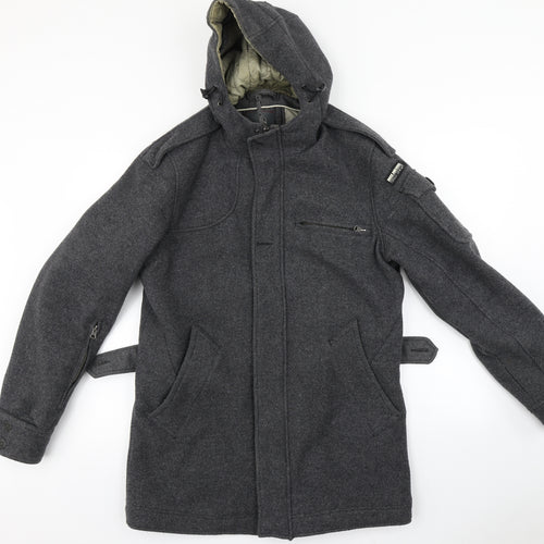 Duck and Cover Womens Grey   Parka Coat Size M