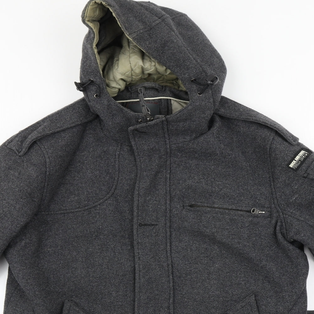 Duck and Cover Womens Grey   Parka Coat Size M