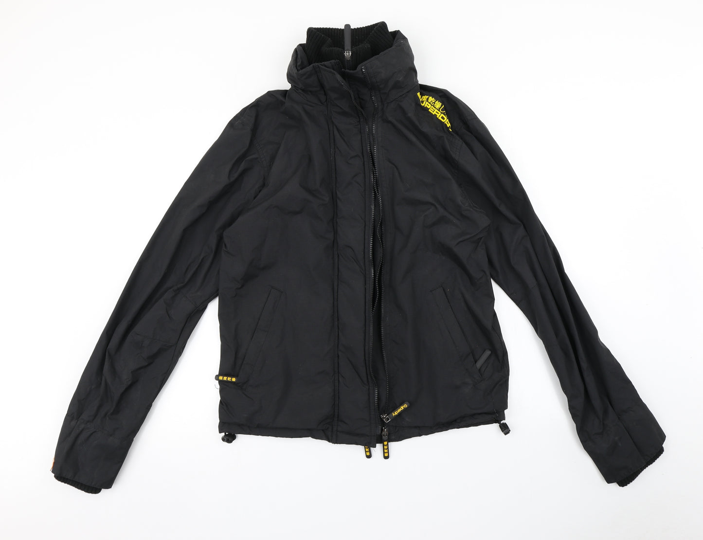Superdry Womens Black   Windbreaker Coat Size M