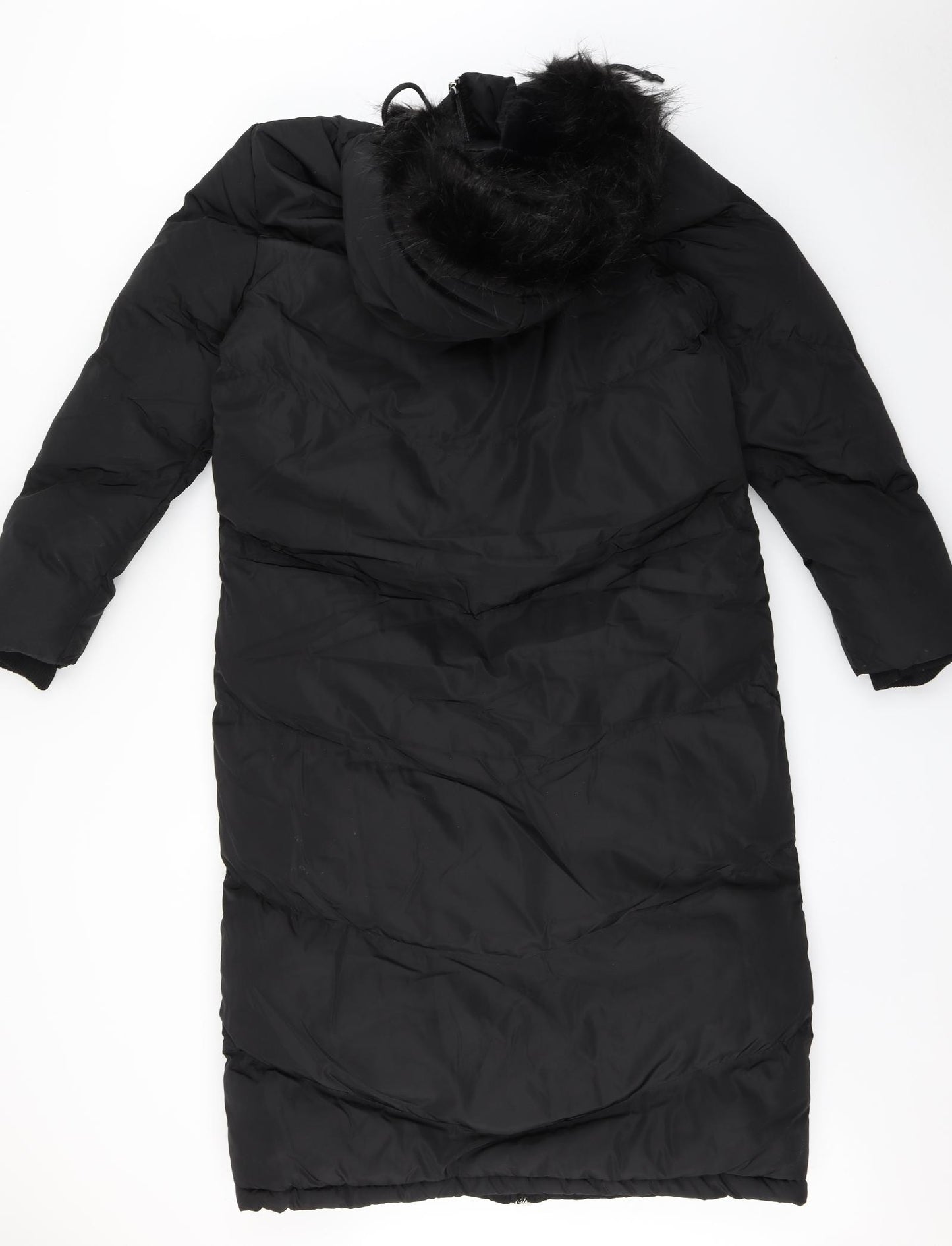 Brave Soul Womens Black   Parka Coat Size 12