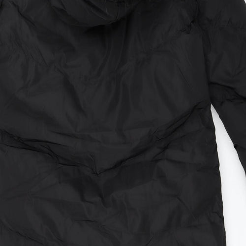 Brave Soul Womens Black   Parka Coat Size 12