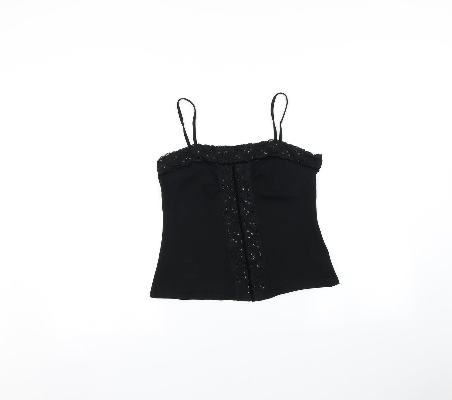 Edem Womens Black   Camisole T-Shirt Size 12