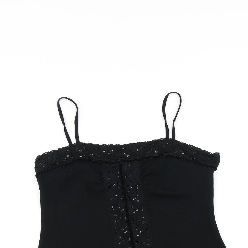 Edem Womens Black   Camisole T-Shirt Size 12