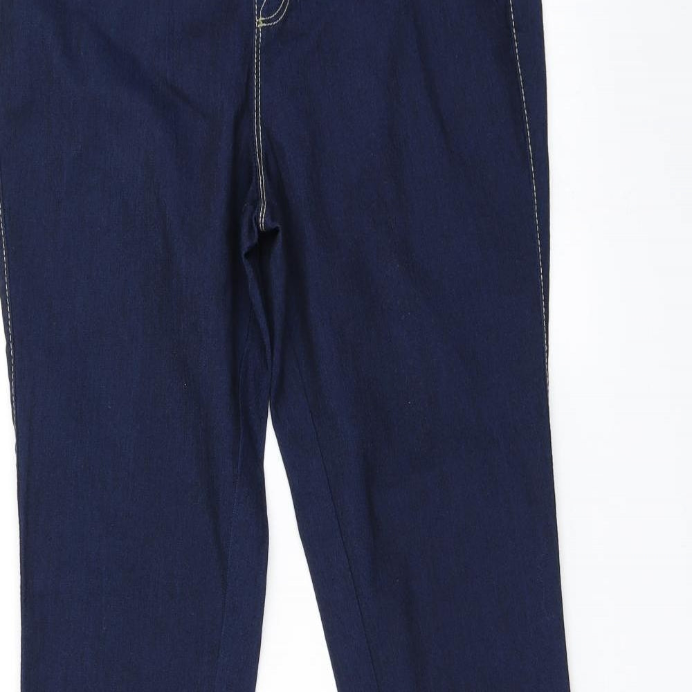 Primark Womens Blue   Jegging Trousers Size 12 L32 in