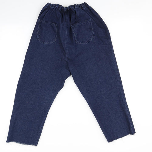 simplyBe Womens Blue   Jegging Trousers Size 24 L23 in