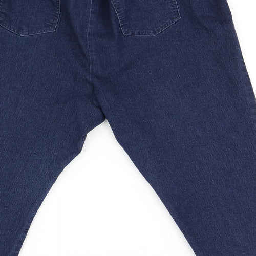 simplyBe Womens Blue   Jegging Trousers Size 24 L23 in