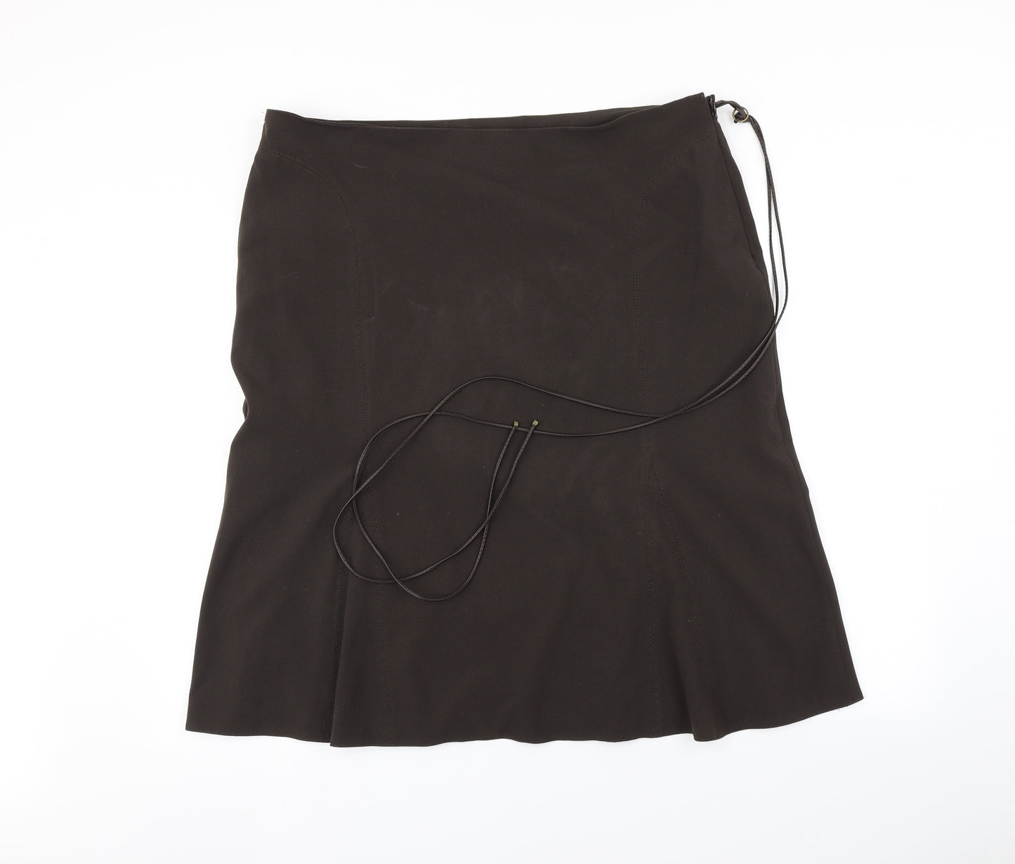 Preworn Womens Brown   A-Line Skirt Size 20