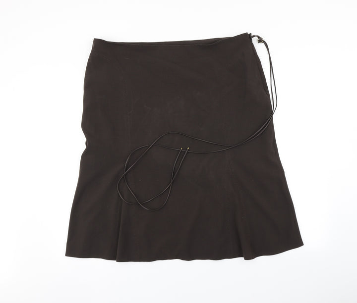 Preworn Womens Brown   A-Line Skirt Size 20