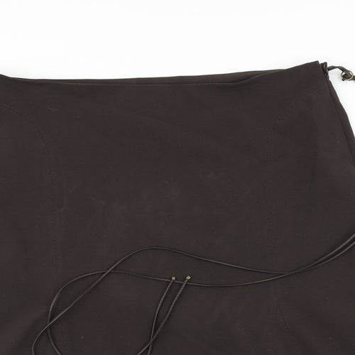 Preworn Womens Brown   A-Line Skirt Size 20