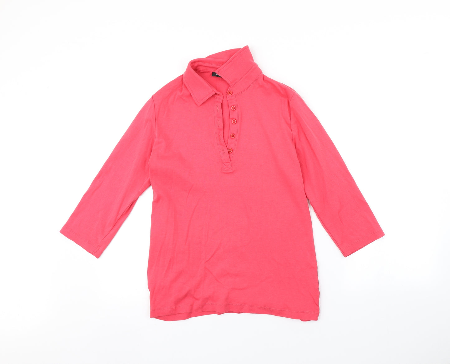 Via Appia Womens Pink   Basic T-Shirt Size 12
