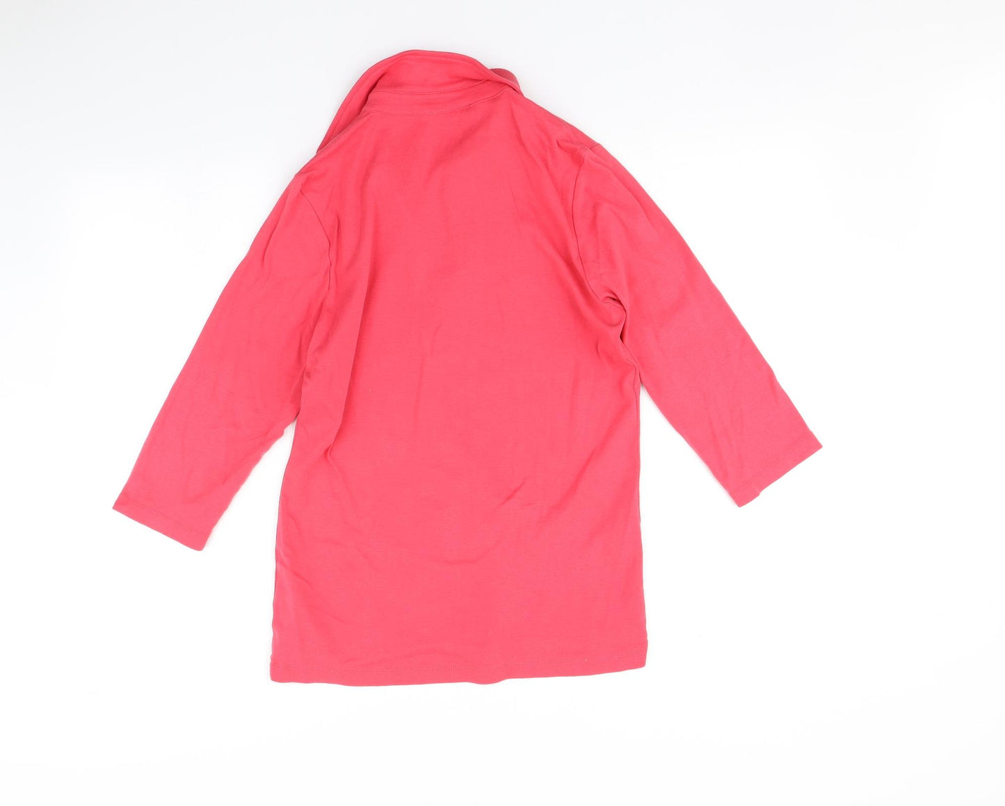 Via Appia Womens Pink   Basic T-Shirt Size 12