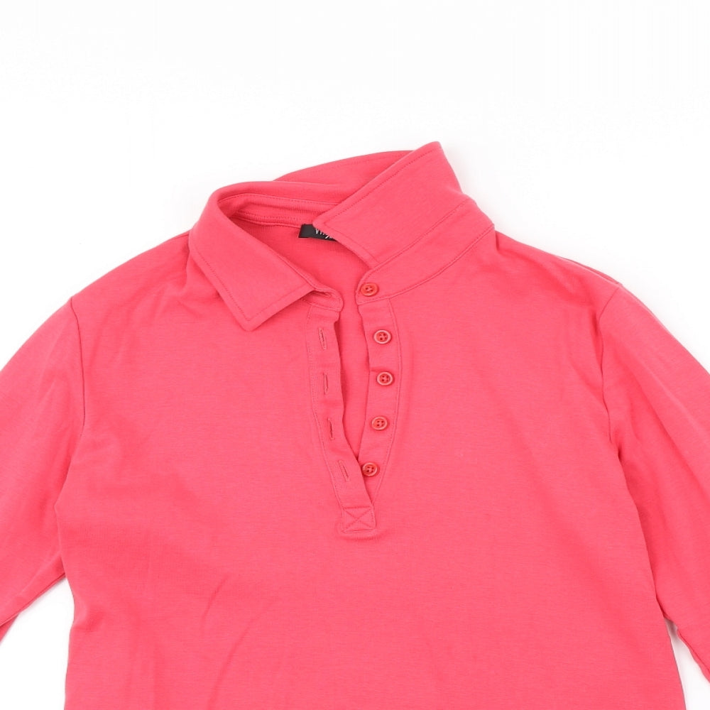 Via Appia Womens Pink   Basic T-Shirt Size 12