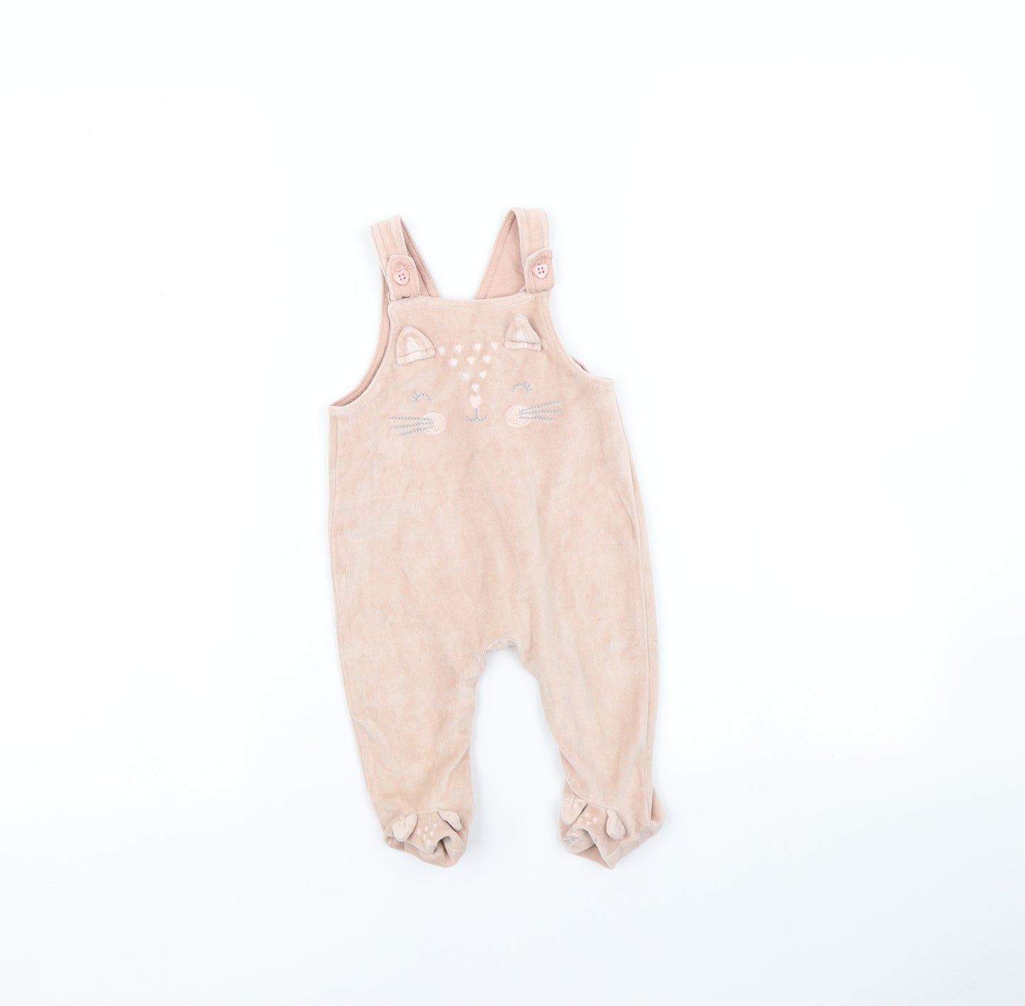 George Baby Pink   Dungaree One-Piece Size 3-6 Months
