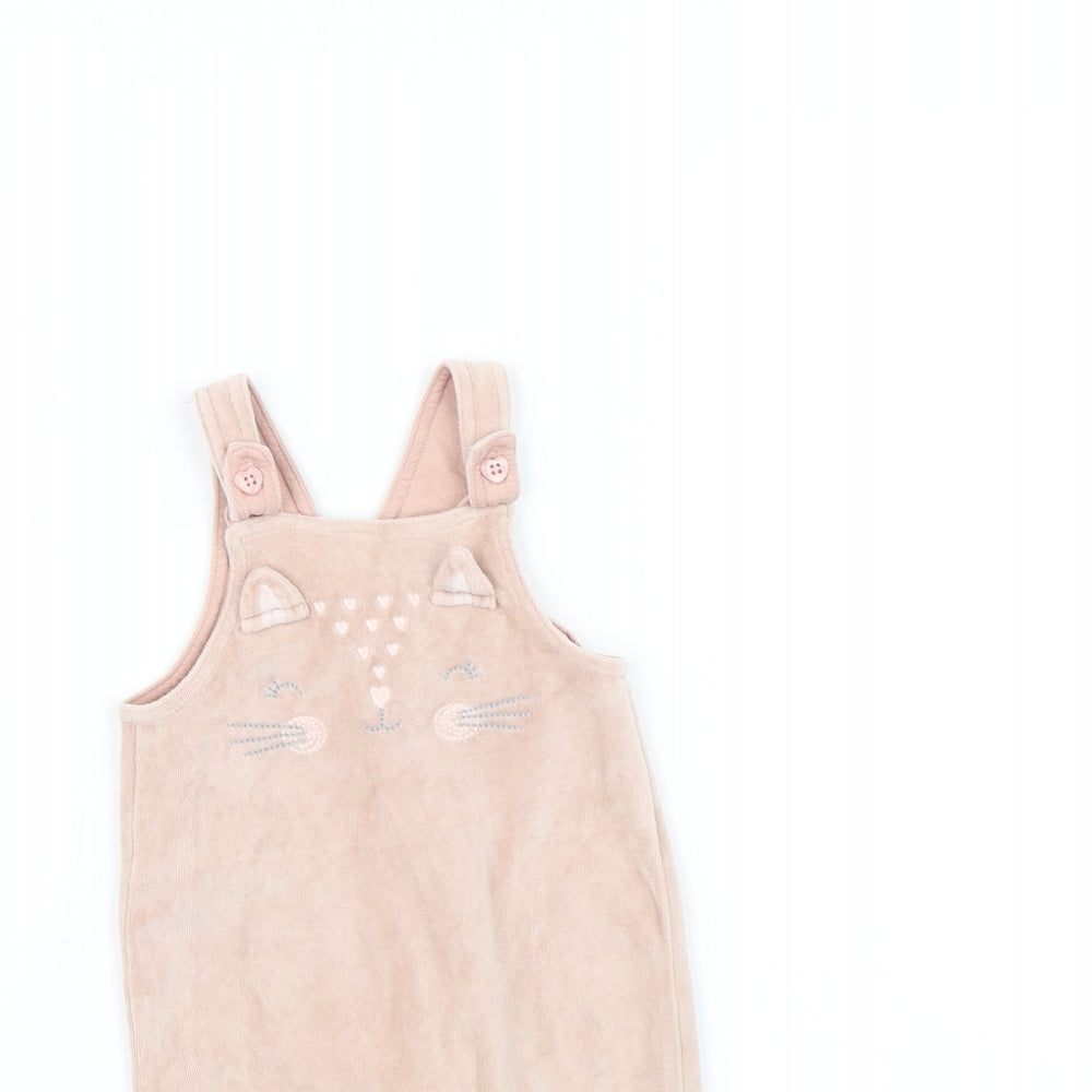 George Baby Pink   Dungaree One-Piece Size 3-6 Months
