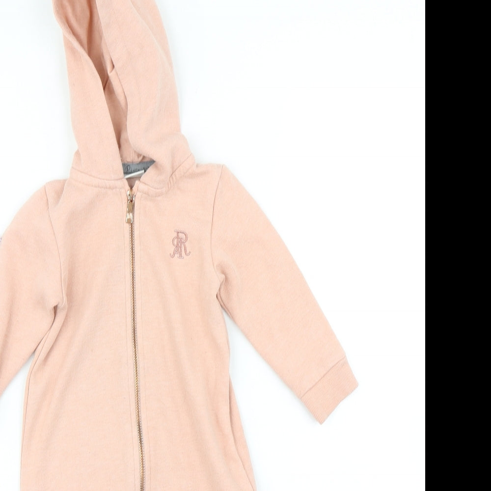 River Island Baby Pink    One Piece Size 6-9 Months  - dinosaur