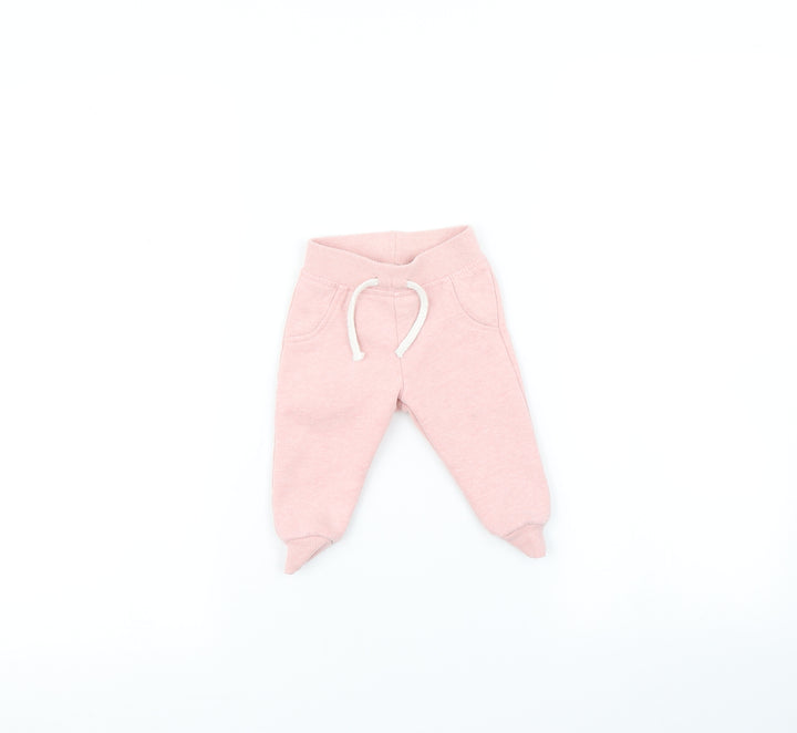 Primark Baby Pink Jogger Trousers Size 3-6 Months