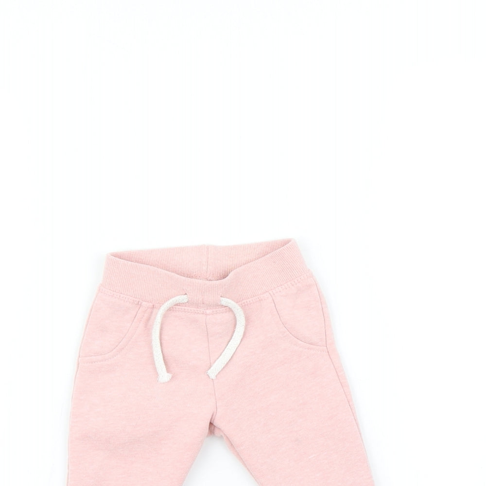 Primark Baby Pink   Jogger Trousers Size 3-6 Months