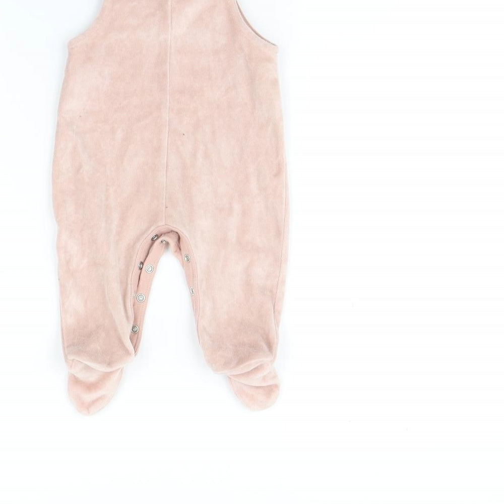 George Baby Pink   Babygrow One-Piece Size 3-6 Months  - Rabbit