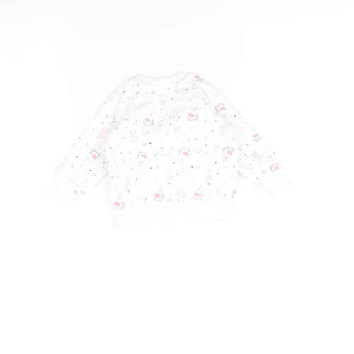 Primark Baby White   Pullover Jumper Size 3-6 Months