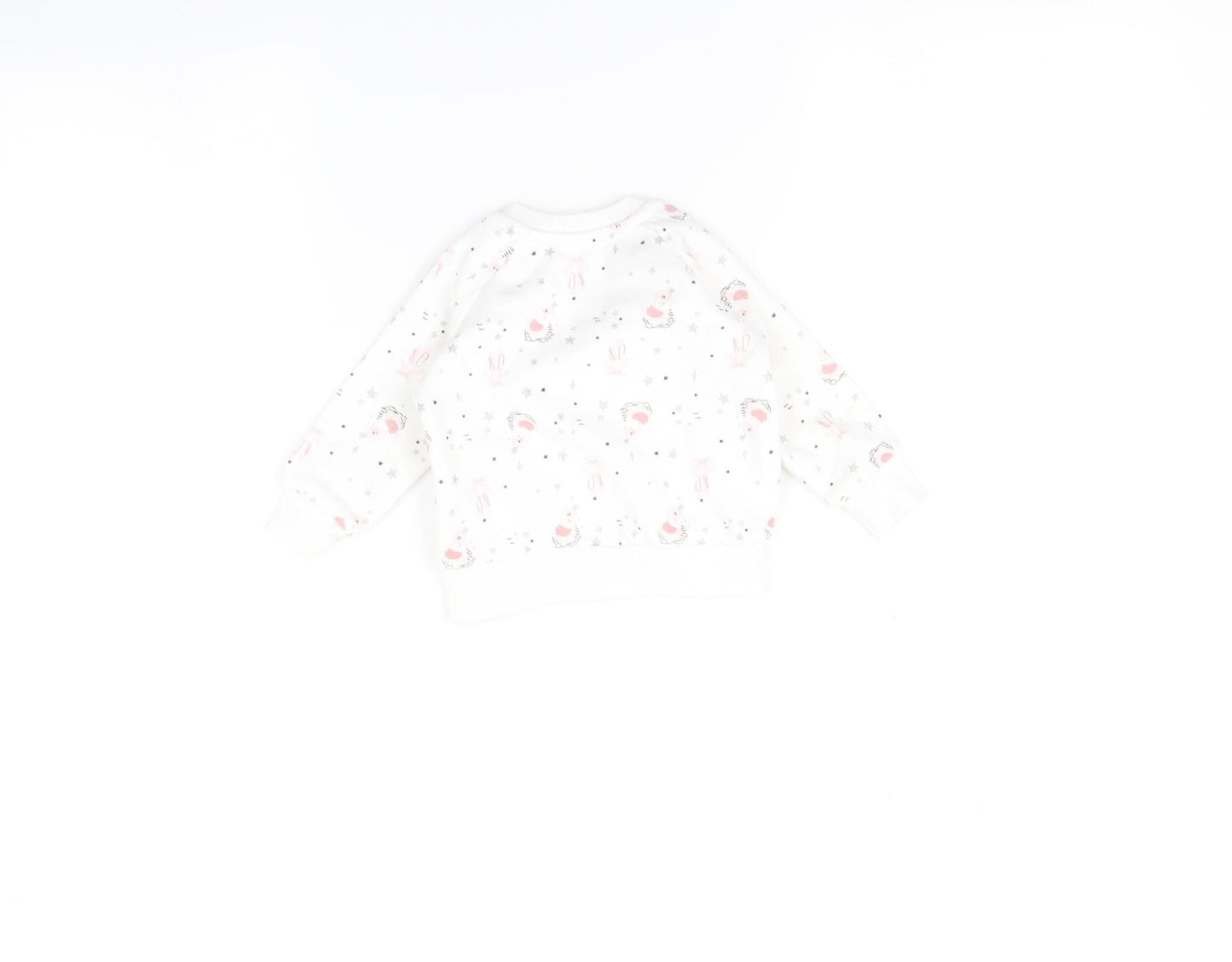 Primark Baby White   Pullover Jumper Size 3-6 Months