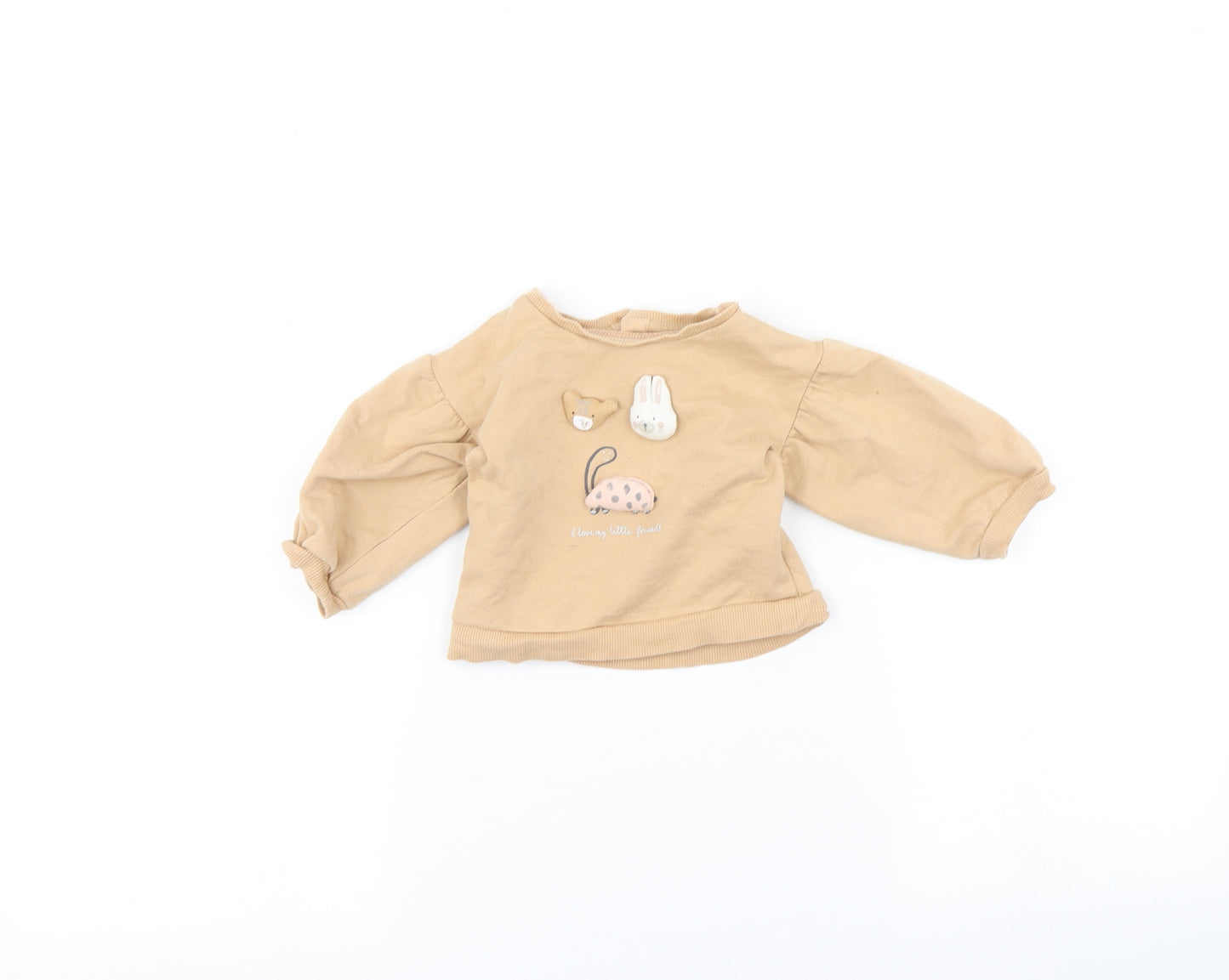 George Baby Beige   Pullover Jumper Size 3-6 Months