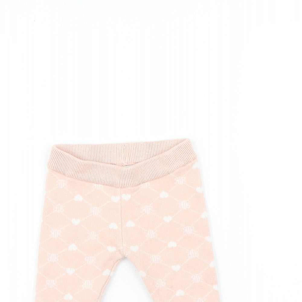 River Island Baby Pink    Trousers Size 3-6 Months