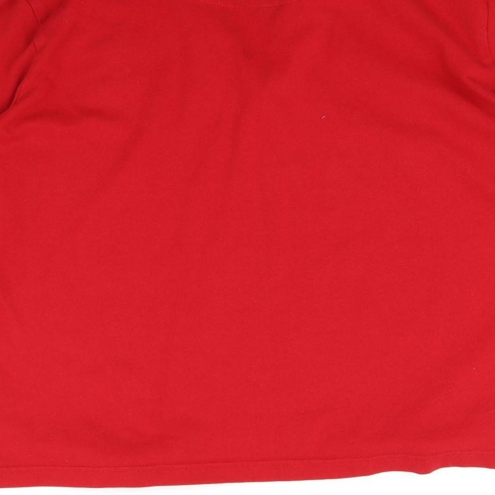 WRU Mens Red    Polo Size L  - Welsh Rugby