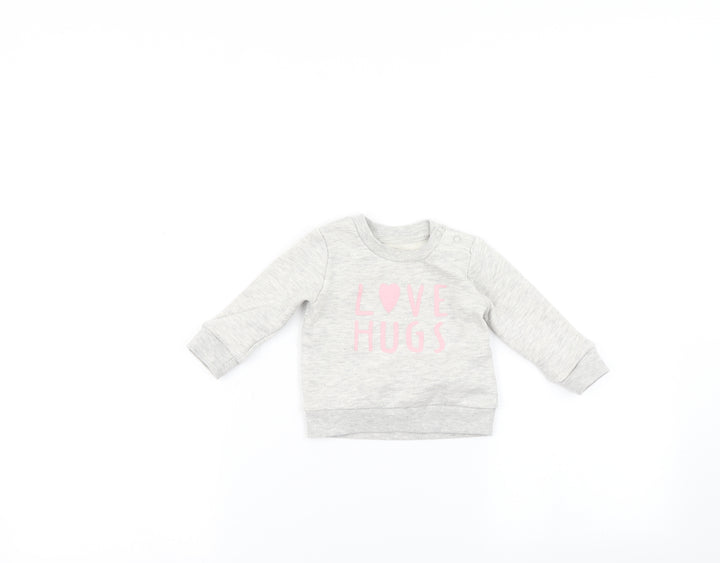 Primark Baby Grey   Pullover Jumper Size 3-6 Months