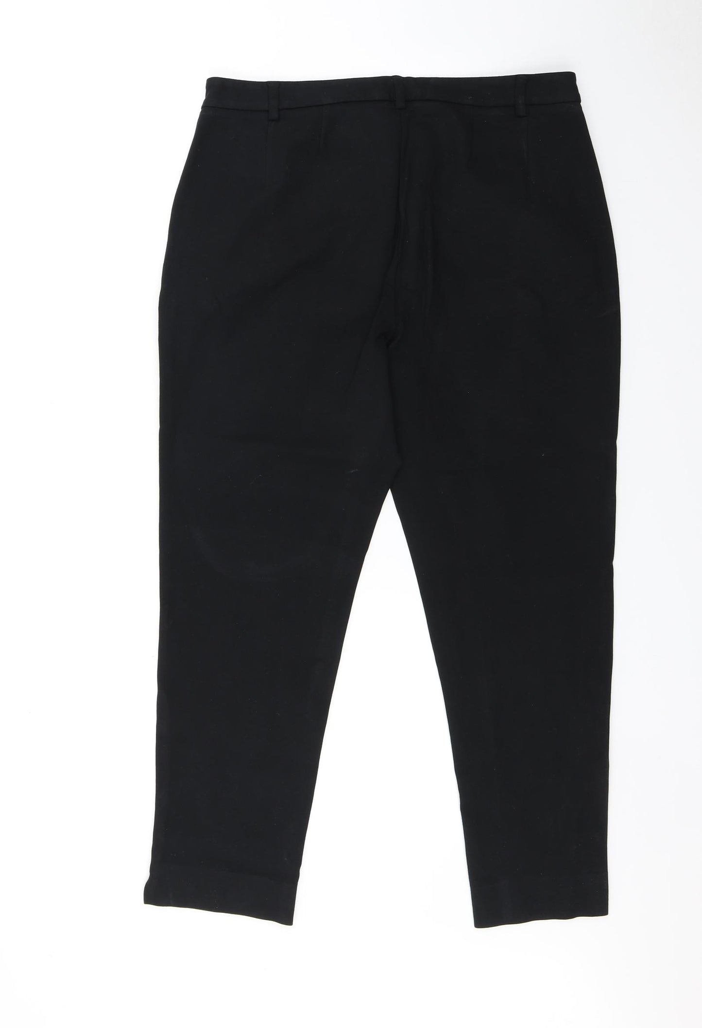 Marks and Spencer Womens Black   Trousers  Size 14 L27 in